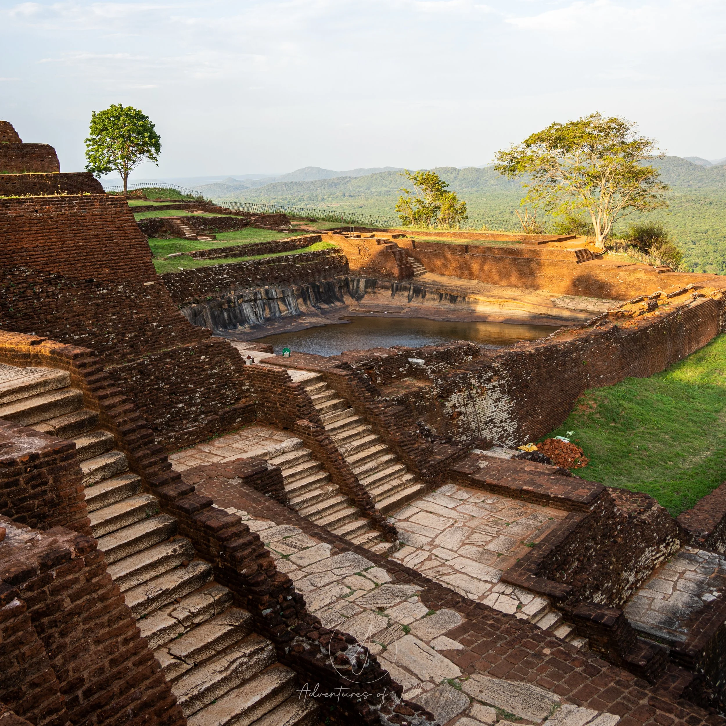 ruins on Sigiriya